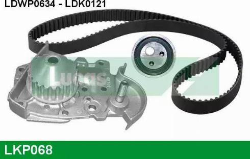 Lucas Engine Drive LKP068 - Водна помпа+ к-кт ангренажен ремък vvparts.bg