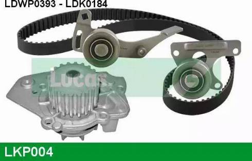 Lucas Engine Drive LKP004 - Водна помпа+ к-кт ангренажен ремък vvparts.bg