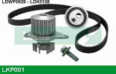 Lucas Engine Drive LKP001 - Водна помпа+ к-кт ангренажен ремък vvparts.bg