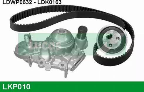 Lucas Engine Drive LKP010 - Водна помпа+ к-кт ангренажен ремък vvparts.bg