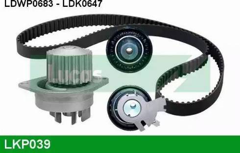 Lucas Engine Drive LKP039 - Водна помпа+ к-кт ангренажен ремък vvparts.bg