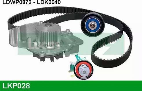 Lucas Engine Drive LKP028 - Водна помпа+ к-кт ангренажен ремък vvparts.bg