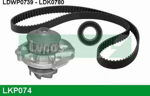 Lucas Engine Drive LKP074 - Водна помпа+ к-кт ангренажен ремък vvparts.bg