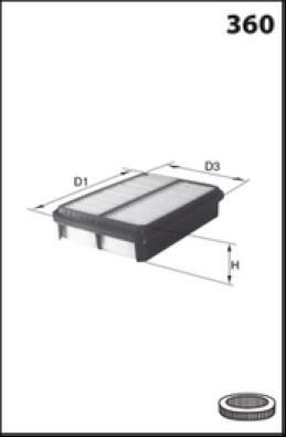 Lucas Filters LFAF262 - Въздушен филтър vvparts.bg