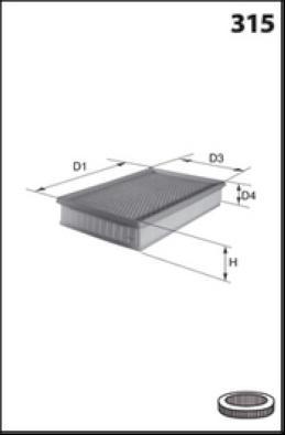 Lucas Filters LFAF286 - Въздушен филтър vvparts.bg