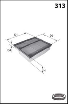 Lucas Filters LFAF520 - Въздушен филтър vvparts.bg