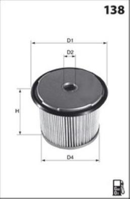 Lucas Filters LFDE101 - Горивен филтър vvparts.bg