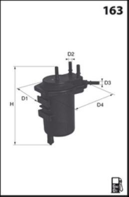 Lucas Filters LFDF114 - Горивен филтър vvparts.bg