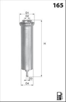 Lucas Filters LFDF254 - Горивен филтър vvparts.bg