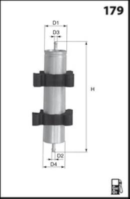 Lucas Filters LFDF176 - Горивен филтър vvparts.bg