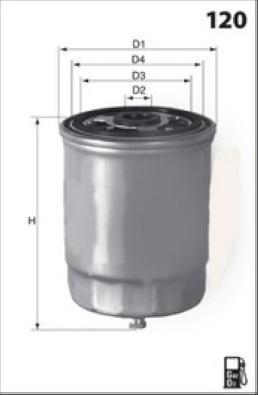 Lucas Filters LFDS223 - Горивен филтър vvparts.bg