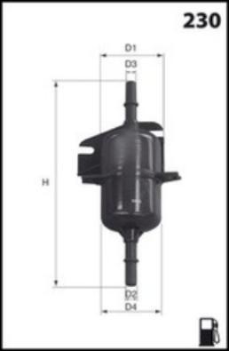 Lucas Filters LFPF010 - Горивен филтър vvparts.bg