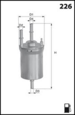 Lucas Filters LFPF018 - Горивен филтър vvparts.bg