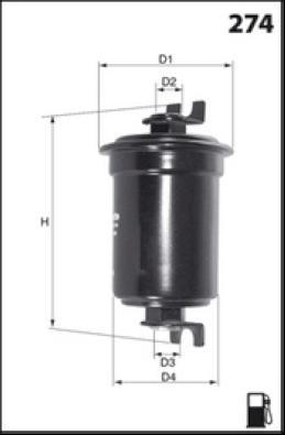 Lucas Filters LFPF056 - Горивен филтър vvparts.bg