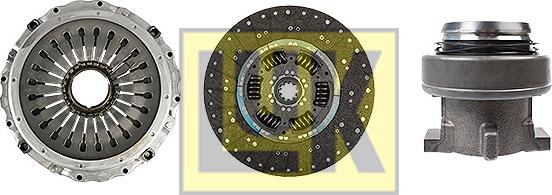 LUK 640 3124 00 - Комплект съединител vvparts.bg