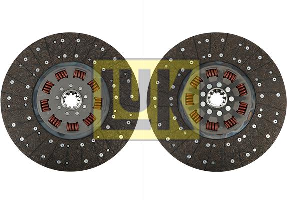 LUK 343 0010 10 - Диск на съединителя vvparts.bg