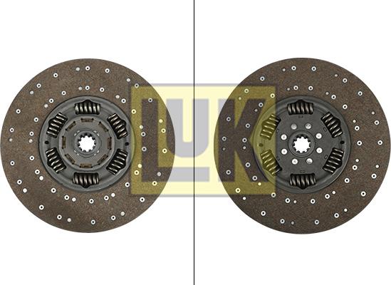 LUK 343 0191 10 - Диск на съединителя vvparts.bg