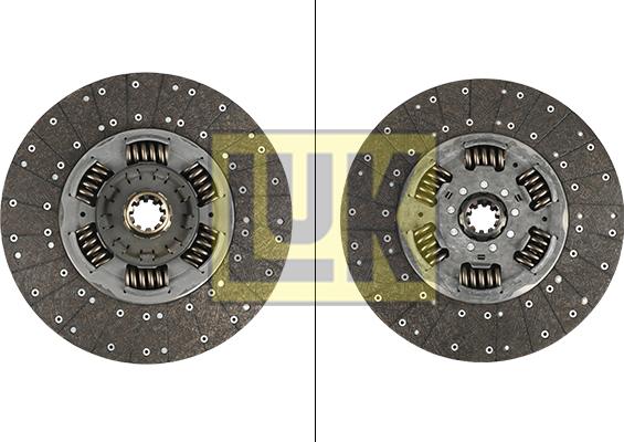 LUK 343 0187 10 - Диск на съединителя vvparts.bg