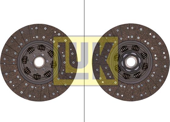 LUK 343 0138 20 - Диск на съединителя vvparts.bg