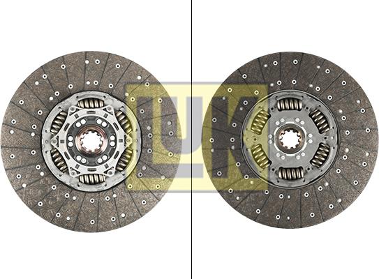 LUK 343 0209 10 - Диск на съединителя vvparts.bg