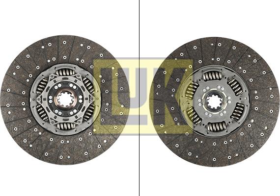 LUK 343 0212 10 - Диск на съединителя vvparts.bg