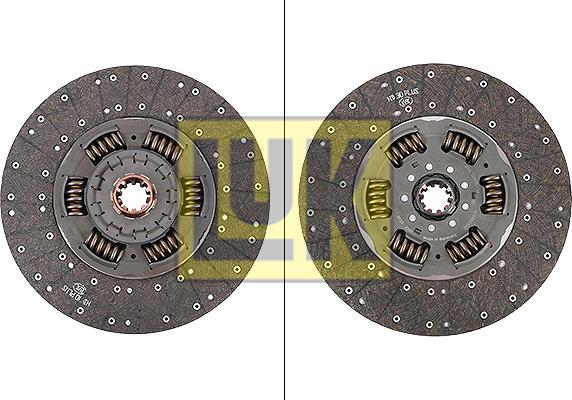 LUK 343 0284 10 - Диск на съединителя vvparts.bg