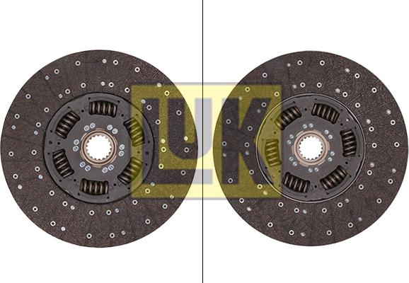 LUK 343 0222 10 - Диск на съединителя vvparts.bg