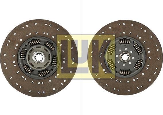 LUK 343 0227 10 - Диск на съединителя vvparts.bg