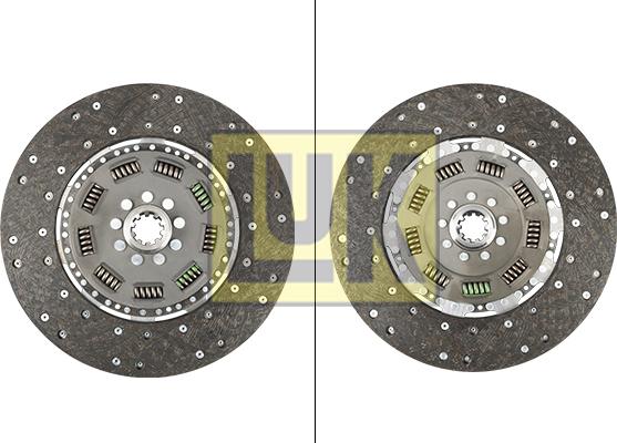 LUK 335 0176 10 - Диск на съединителя vvparts.bg