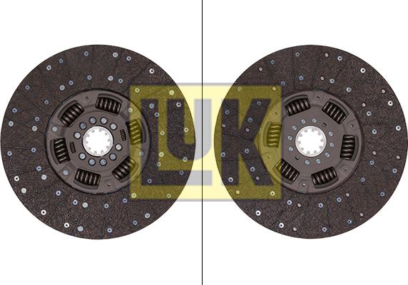 LUK 336 0012 10 - Диск на съединителя vvparts.bg