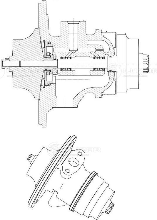 Luzar LAT 5002 - Компресор, принудително пълнене vvparts.bg