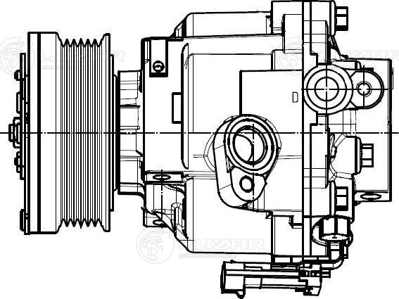 Luzar LCAC0595 - Компресор, климатизация vvparts.bg