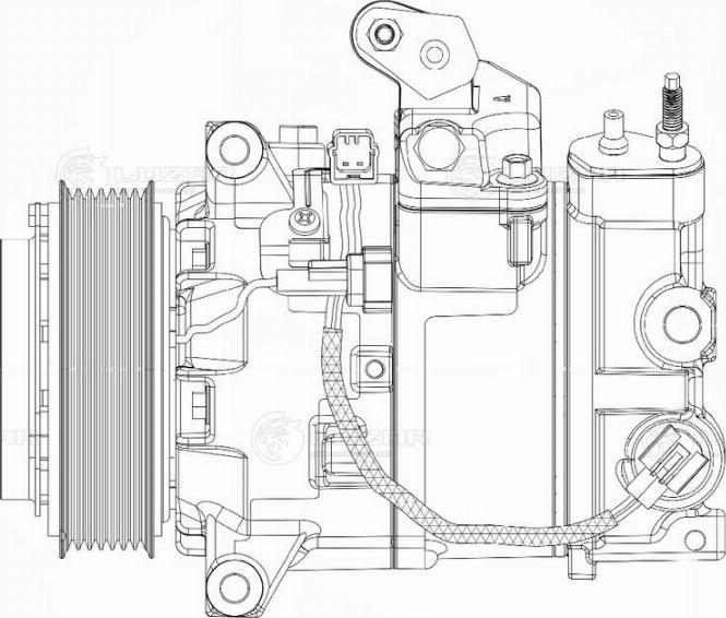 Luzar LCAC 1435 - Компресор, климатизация vvparts.bg