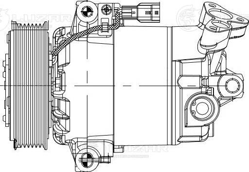 Luzar LCAC 14JB - Компресор, климатизация vvparts.bg