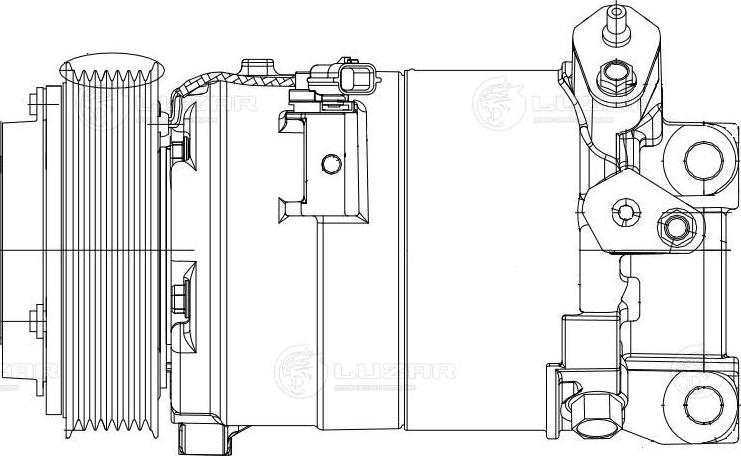 Luzar LCAC 14N9 - Компресор, климатизация vvparts.bg