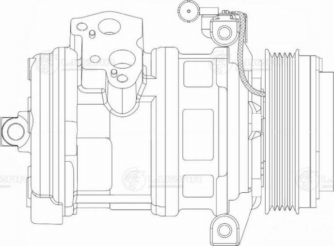 Luzar LCAC 26E5 - Компресор, климатизация vvparts.bg