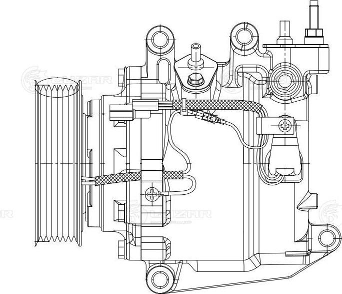 Luzar LCAC 23SA - Компресор, климатизация vvparts.bg