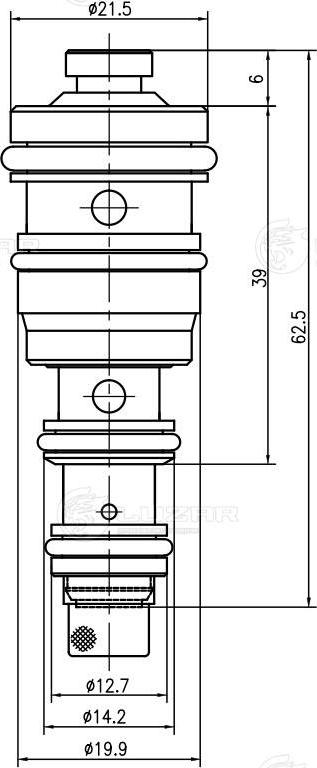 Luzar LCCV 0501 - Регулиращ клапан, компресор vvparts.bg