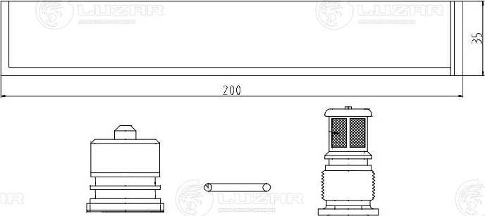 Luzar LCD 1901 - Изсушител, климатизация vvparts.bg