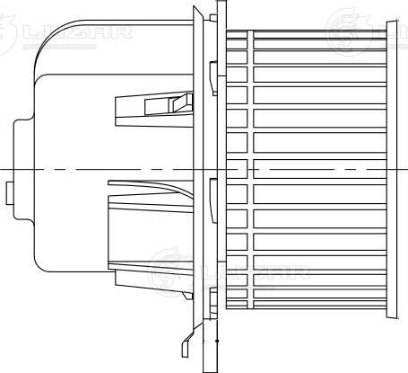 Luzar LFh 10AB - Електромотор, вентилатор вътрешно пространство vvparts.bg