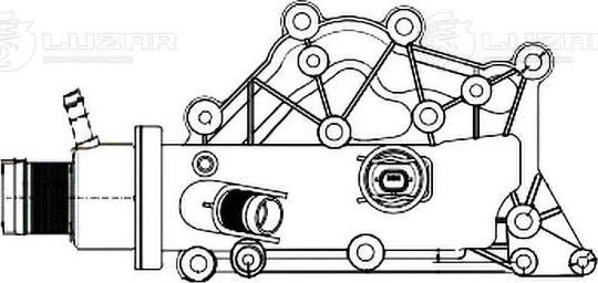 Luzar LT 0915 - Термостат, охладителна течност vvparts.bg