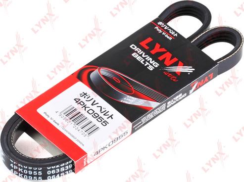 LYNXauto 4PK0955 - Пистов ремък vvparts.bg