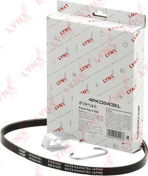 LYNXauto 4PK0843EL - Пистов ремък vvparts.bg