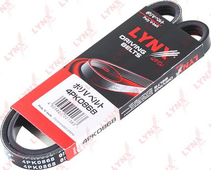 LYNXauto 4PK0868 - Пистов ремък vvparts.bg