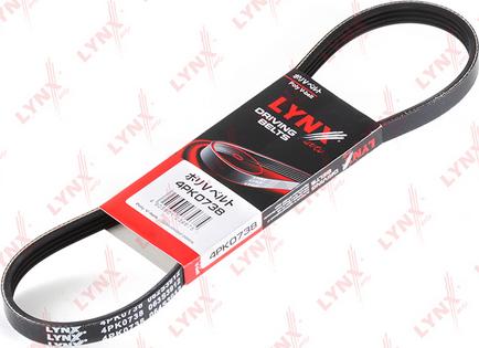 LYNXauto 4PK0738 - Пистов ремък vvparts.bg