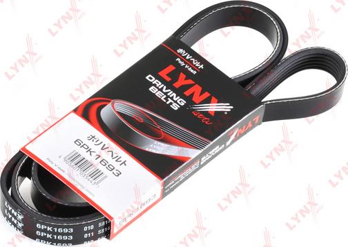 LYNXauto 6PK1693 - Пистов ремък vvparts.bg