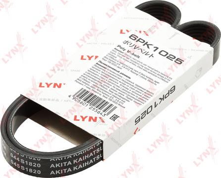 LYNXauto 6PK1025 - Пистов ремък vvparts.bg