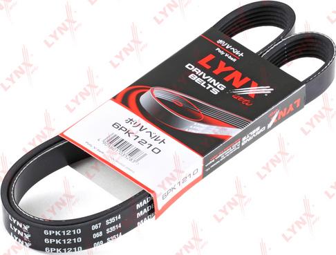 LYNXauto 6PK1210 - Пистов ремък vvparts.bg