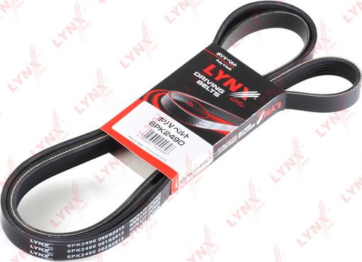 LYNXauto 6PK2490 - Пистов ремък vvparts.bg