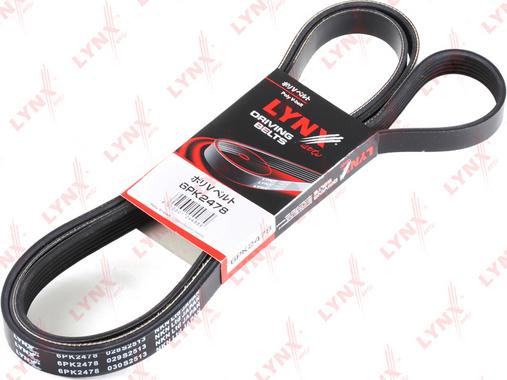 LYNXauto 6PK2478 - Пистов ремък vvparts.bg